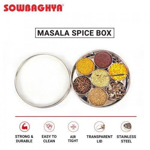 Masala Spice Box - 17cm - SOWBAGHYA