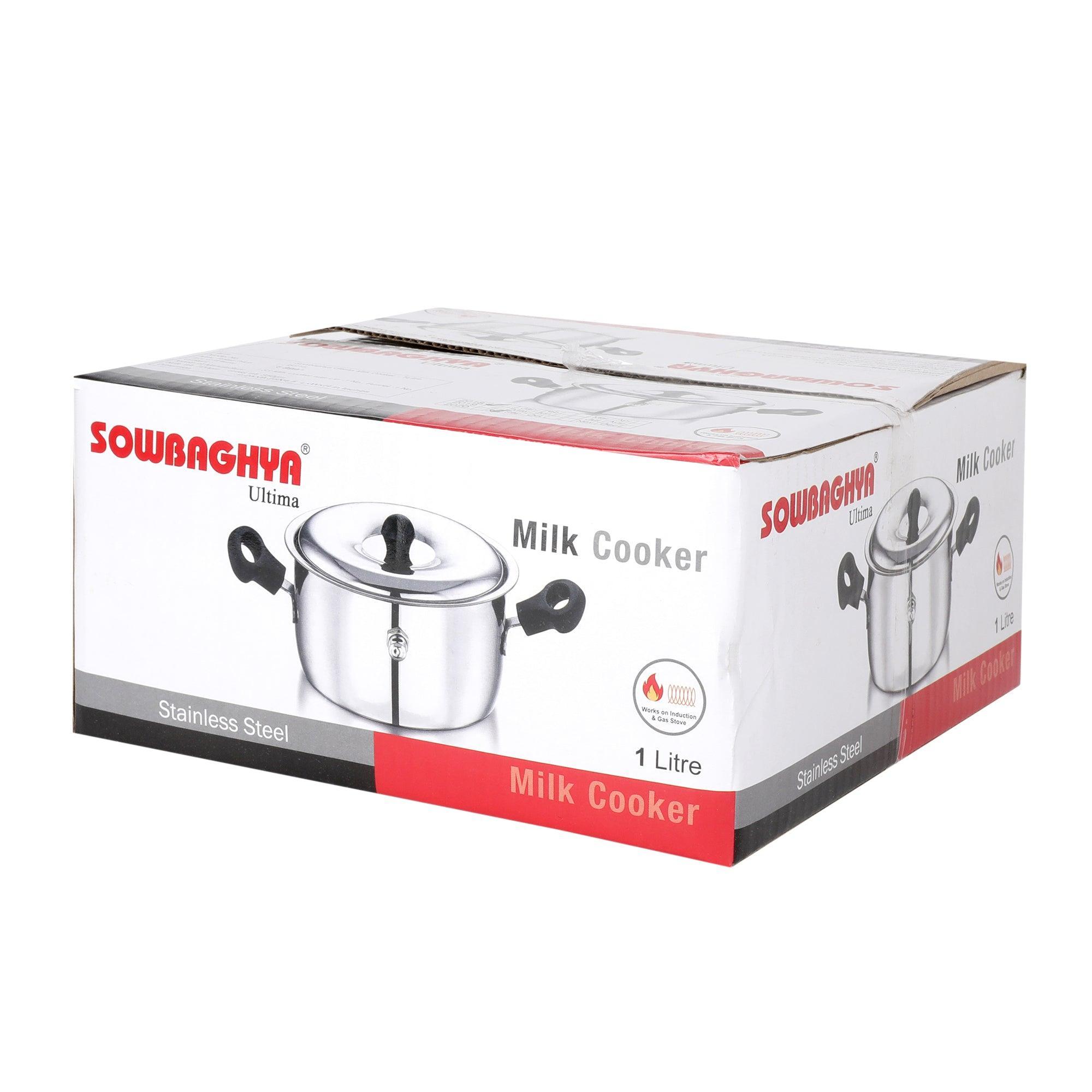 Ultima IB Stainless Steel Milk Cooker 1 Ltr - SOWBAGHYA