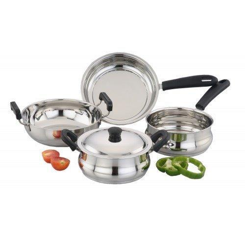 Ultima Induction Base Stainless Steel 5Pc Gift Set - SOWBAGHYA