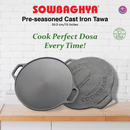 Cast Iron Dosa Tawa  32cm-1