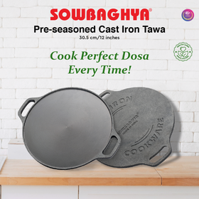 Cast Iron Dosa Tawa  32cm