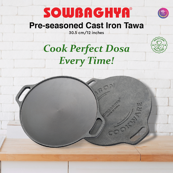 Cast Iron Dosa Tawa  32cm