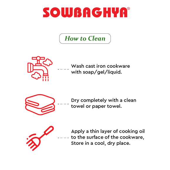 Cast Iron Dosa Tawa  32cm