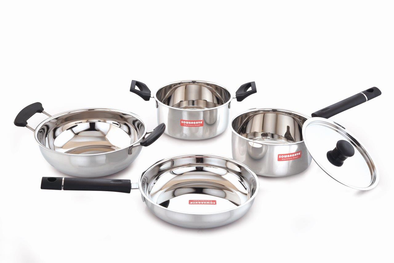 Ultima Induction Base Stainless Steel 5Pc Gift Set - 0