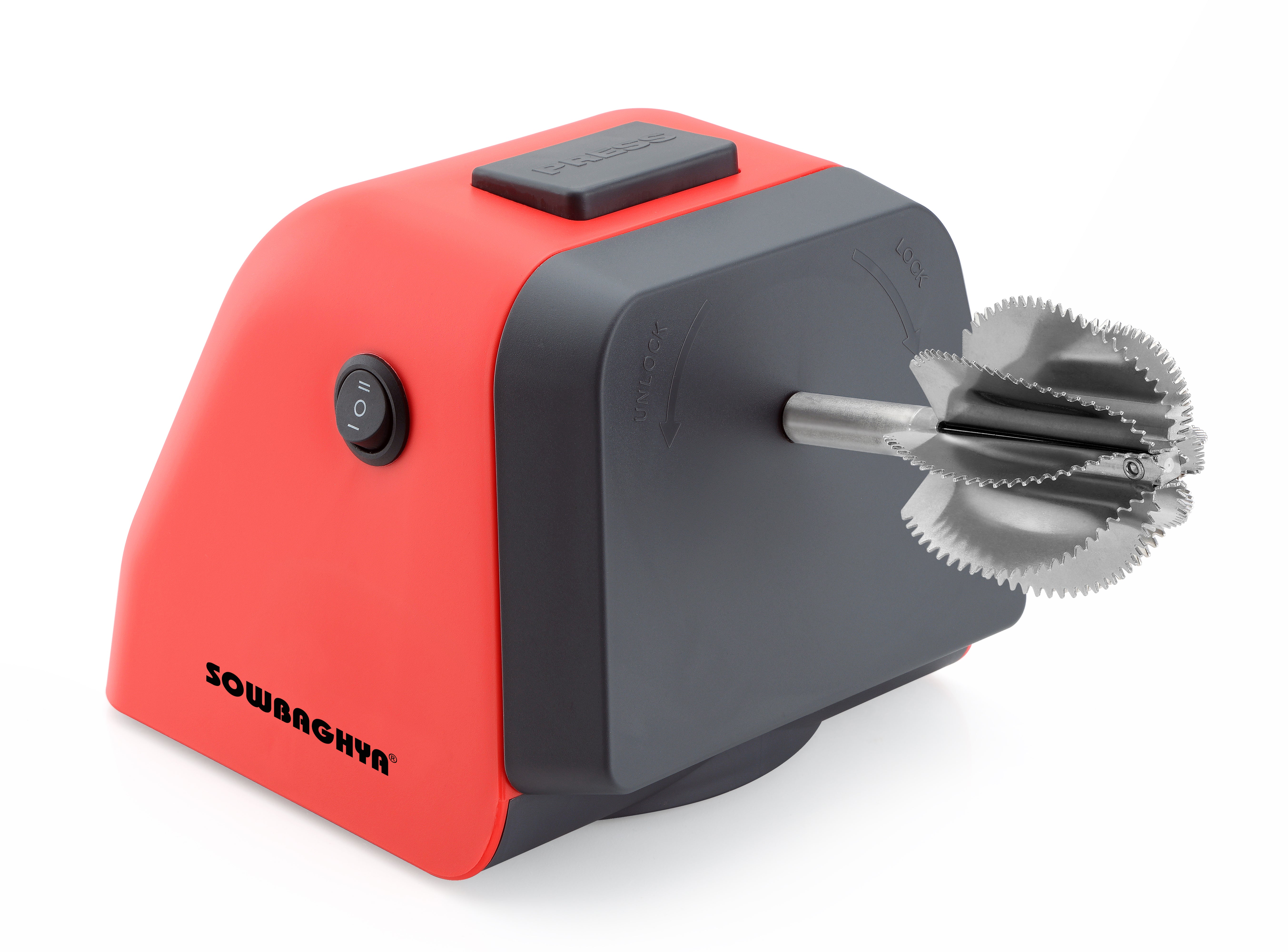 Sowbaghya Coco - 2 in 1 Electric Coconut Scraper and Multi Function Sharpener