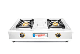 2 Burner Stainless Steel Gas Stove - Zylo
