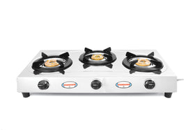 3 burner Stainless Steel Gas Stove - Zylo