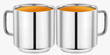 SS Tea/coffee cup - 150 ml (Set of 2 )