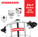Stainer 2 in 1 Stainer Cum Idly Pot 4 Ltr Capacity-3