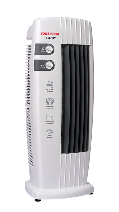 Sowbaghya TRENDY Tower Fan - 0