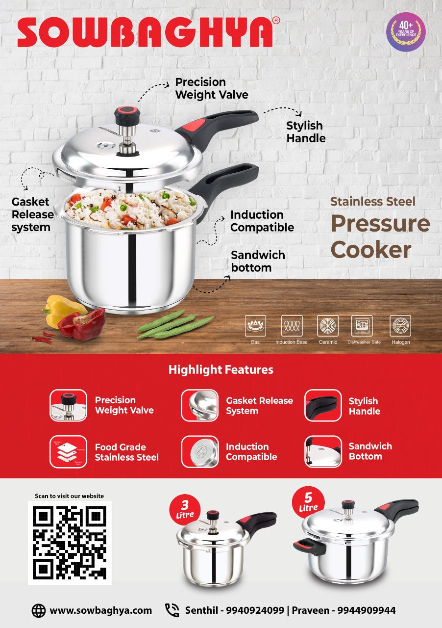 Sowbhagya cooker 3 litre price sale