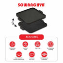 Cast Iron 2in1 Flip Tawa-4