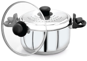 Stainer Cum Cook Pot 4 Ltr Capacity - 0