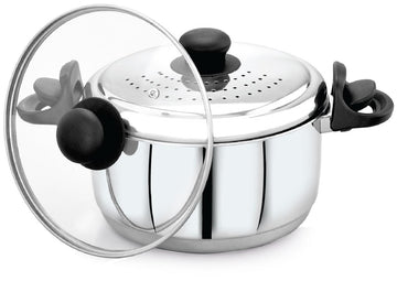 Strainer Cum Cook Pot 4 Ltr Capacity - 0