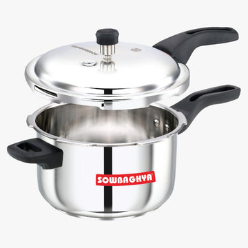5 Ltr Stainless - Steel ISI Pressure Cooker - 0