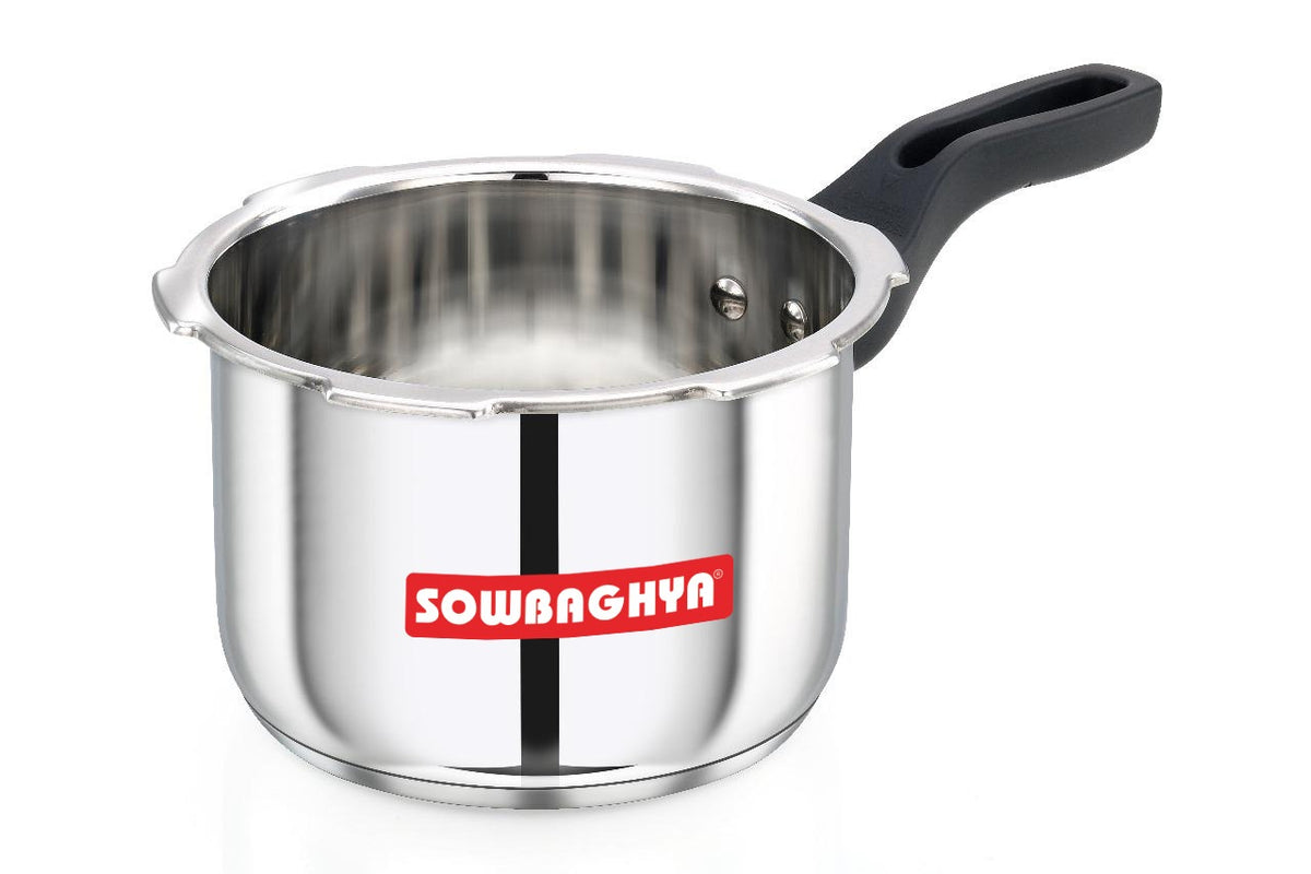 3 Ltr Stainless - Steel ISI Pressure Cooker | SOWBAGHYA