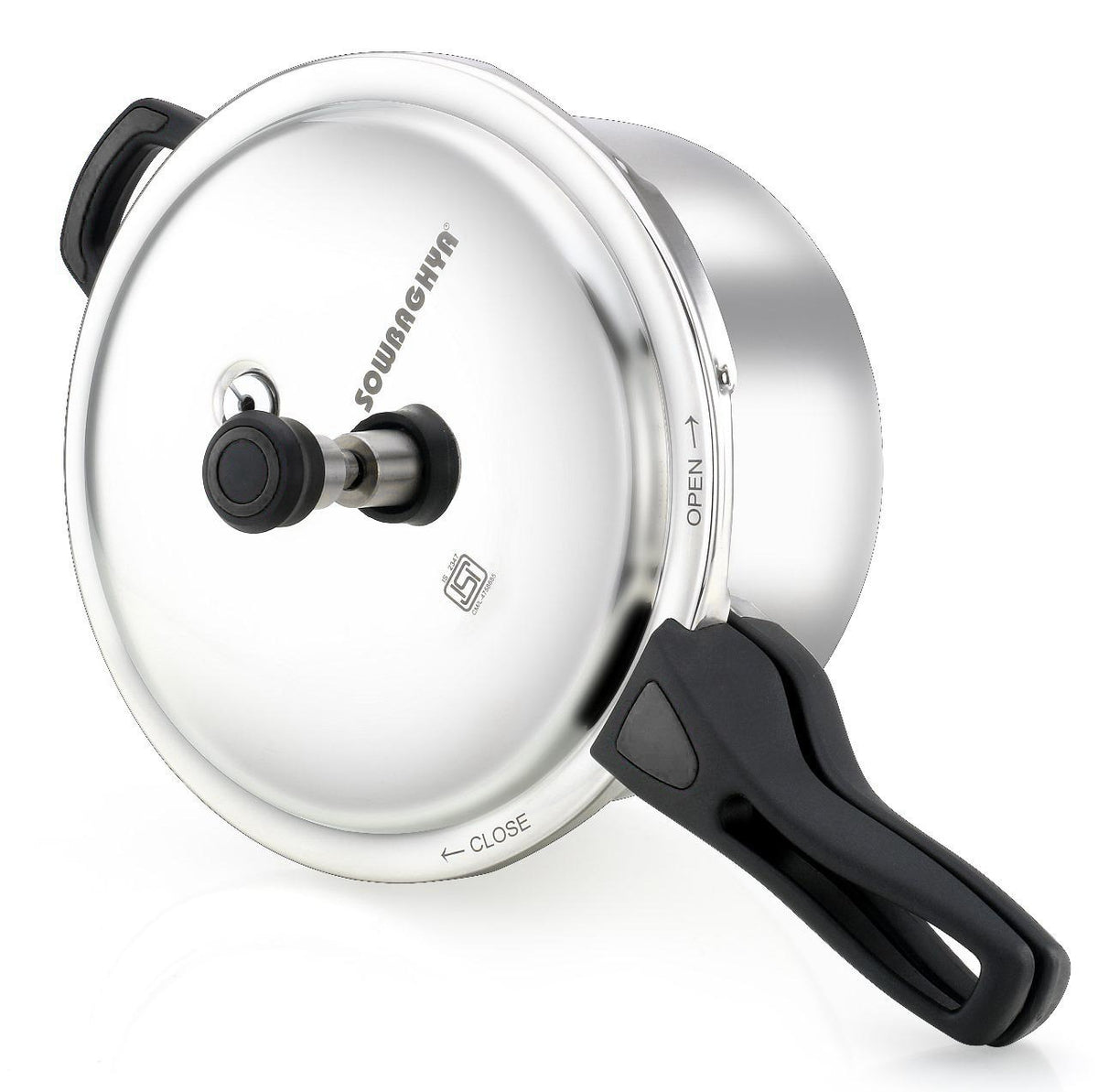 5 Ltr Stainless - Steel ISI Pressure Cooker | SOWBAGHYA