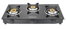 3 Burner Glass Top Gas Stove - Elanza-1