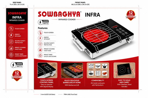 Sowbaghya INFRA 2000W Infrared Cooker