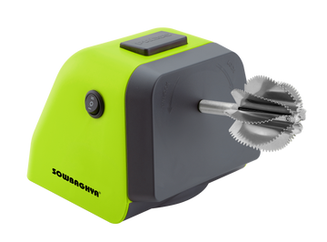 Buy green Sowbaghya Coco - 2 in 1 Electric Coconut Scraper and Multi Function Sharpener