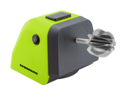 Buy green Sowbaghya Coco - 2 in 1 Electric Coconut Scraper and Multi Function Sharpener