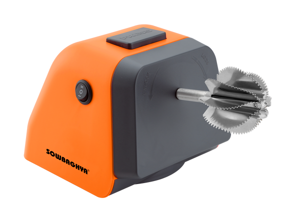 Sowbaghya Coco - 2 in 1 Electric Coconut Scraper and Multi Function Sharpener