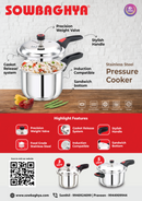5 Ltr Stainless - Steel ISI Pressure Cooker-7