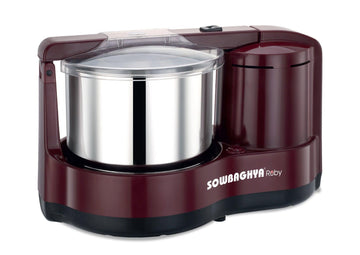 2 Lit RUBY Table top Wet Grinder - SOWBAGHYA