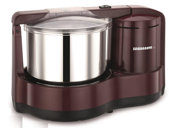 2 Lit RUBY Table top Wet Grinder - SOWBAGHYA
