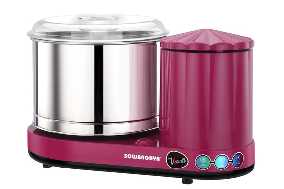 2 Lit VARNA Table top Wet Grinder with Attachment - SOWBAGHYA