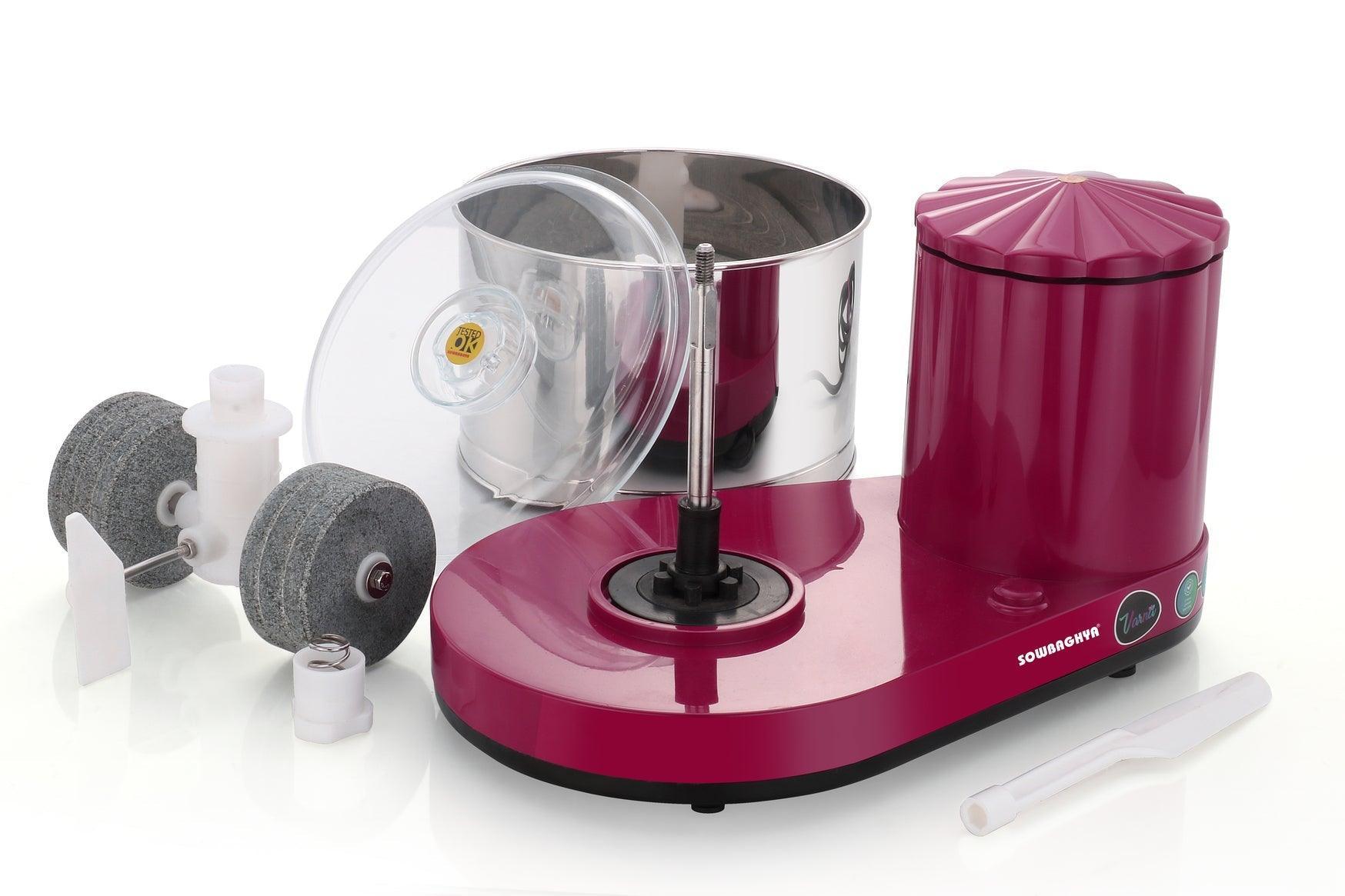 2 Lit VARNA Table top Wet Grinder with Attachment - SOWBAGHYA