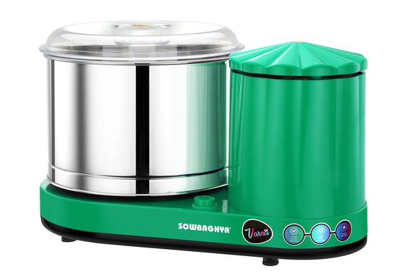 2 Lit VARNA Table top Wet Grinder with Attachment - SOWBAGHYA