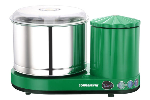 2 Lit VARNA Table top Wet Grinder with Attachment - SOWBAGHYA