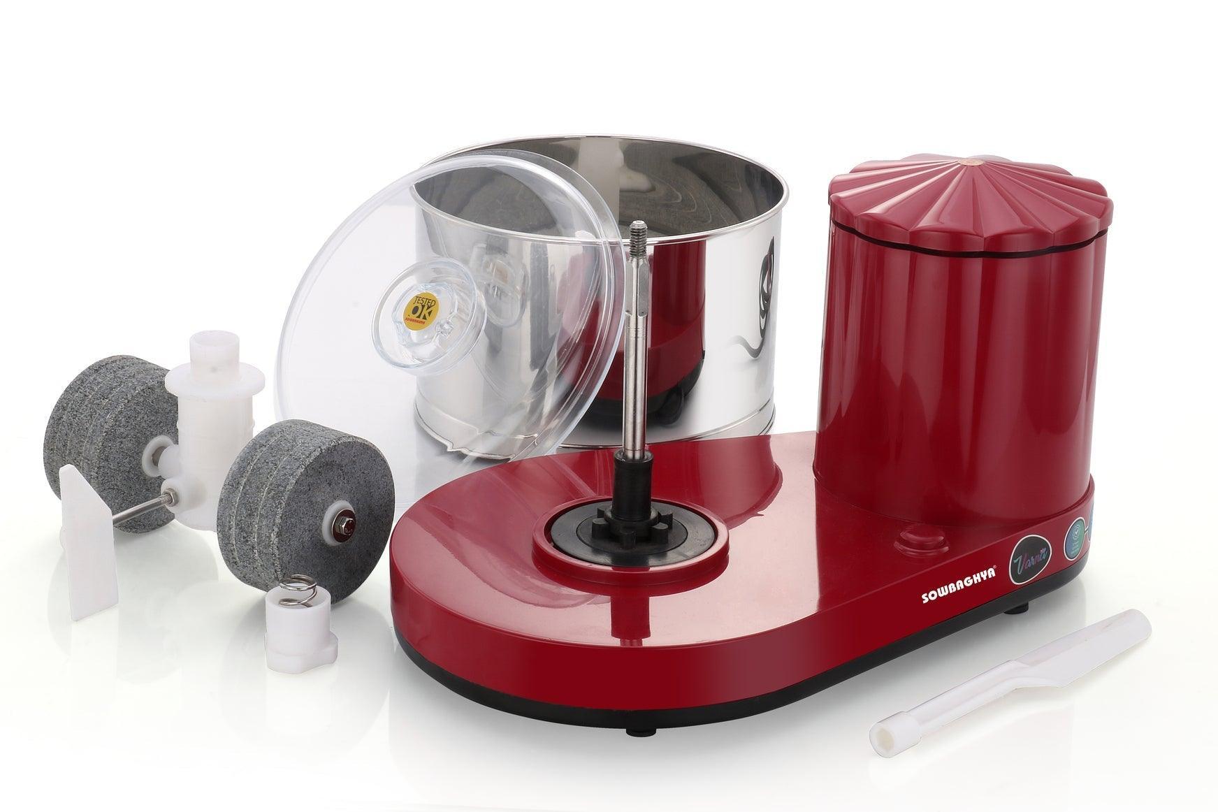 2 Lit VARNA Table top Wet Grinder with Attachment - SOWBAGHYA