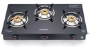 3 Burner Elite - Glass Top Gas Stove - SOWBAGHYA - SOWBAGHYA