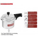 3 Lit Elite Induction Base ALU Pressure Cooker & Pan - SOWBAGHYA