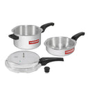 5 Lit Elite Induction Base ALU Pressure Cooker & Pan - SOWBAGHYA