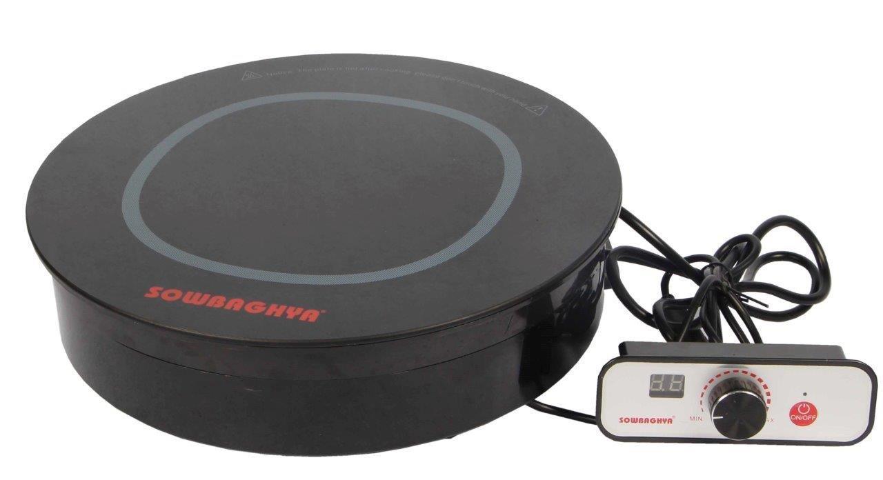 Commercial In-Built Buffet Induction Stove - 2500W - Remote + round type - SOWBAGHYA