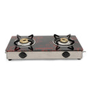 Compact 2 Burner Glass Top Gas Stove - SOWBAGHYA