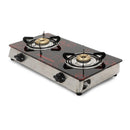 Compact 2 Burner Glass Top Gas Stove - SOWBAGHYA