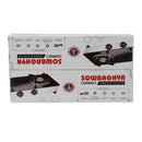 Compact 2 Burner Glass Top Gas Stove - SOWBAGHYA