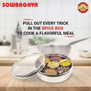 Masala Spice Box - 17cm - SOWBAGHYA