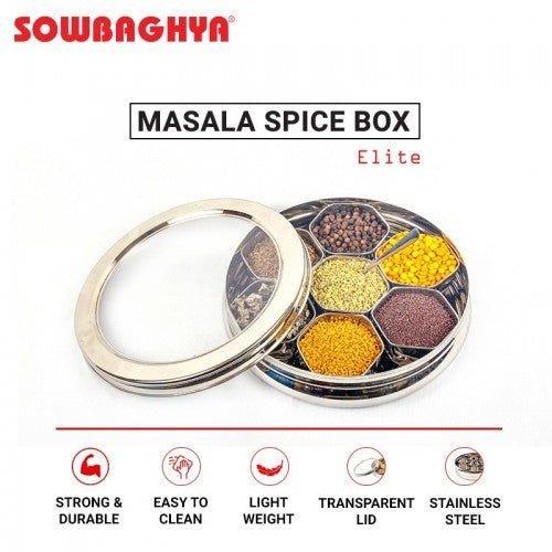 Masala Spice Box Elite - 22.5cm - SOWBAGHYA