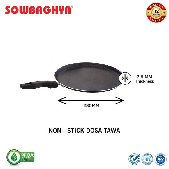 NS Breakfast Set (Dosa Tawa & Fry Pan with SS Lid) - SOWBAGHYA