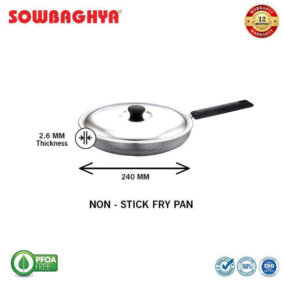NS Breakfast Set (Dosa Tawa & Fry Pan with SS Lid) - SOWBAGHYA