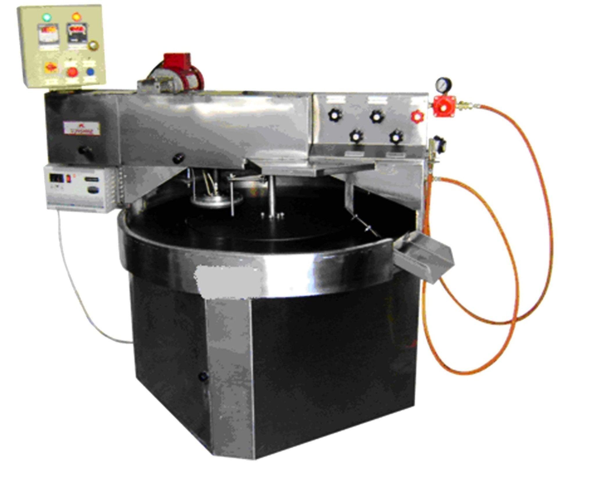 Rotary Model automatic chapatti machine, Plating, oil applying baking & puffing Machine - Capacity 900 / Hr- gas operated - SOWBAGHYA