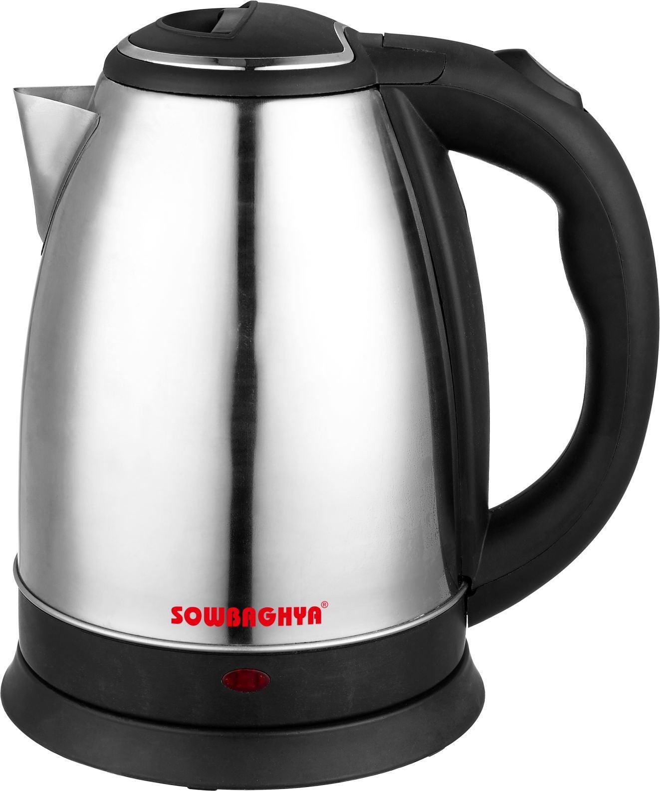 Stainless Steel 1.2Ltrs Water Kettle - SOWBAGHYA
