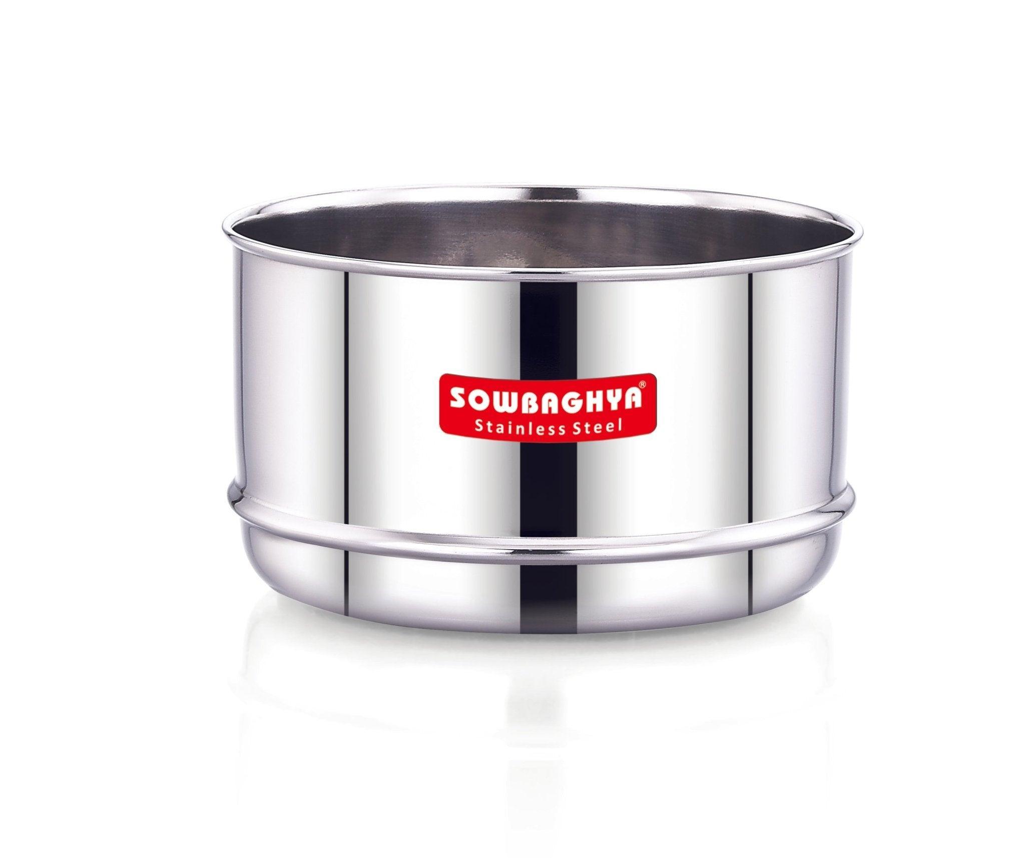 Stainless Steel Lunch Box -Double - SOWBAGHYA