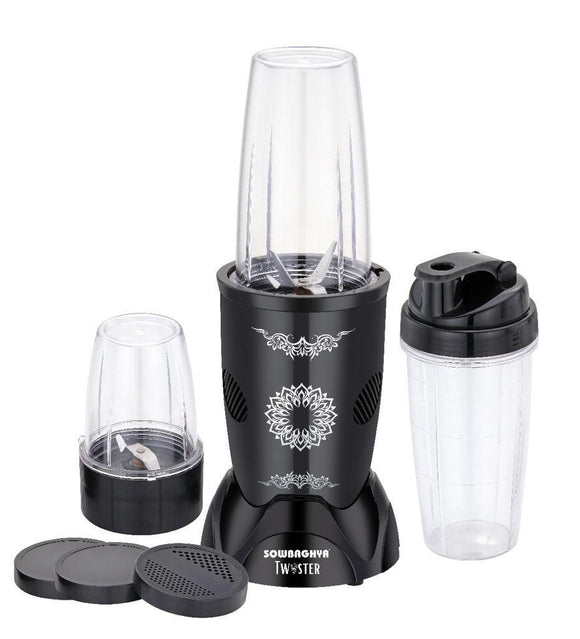 Twister Bullet Mixer 450W - (Color - Black) - SOWBAGHYA