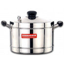 Ultima IB Stainless Steel Idly Cooker (4 plates) - SOWBAGHYA